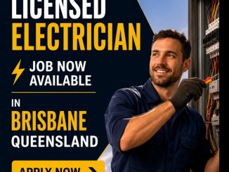Licensed Electrician Job Now Available In Brisbane Queensland – Apply Now